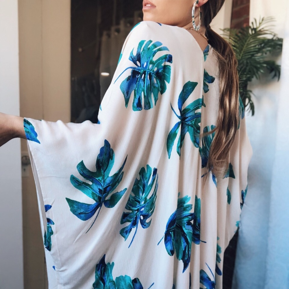 UMA Palm Leaf Kimono - Picture 7 of 7